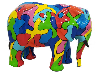 Designer Abstrakte Figur Moderne Figuren Dekoration Elefant Deko Garten Skulptur