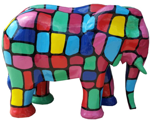 Designer Abstrakte Figur Moderne Figuren Dekoration Elefant Deko Garten Skulptur