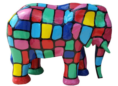 Designer Abstrakte Figur Moderne Figuren Dekoration Elefant Deko Garten Skulptur