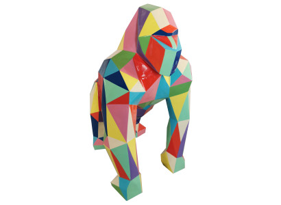 Gorilla Design Figur Statue Moderne Figuren Statuen Dekoration Deko Garten Neu