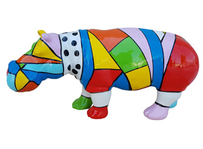 Designer Abstrakte Figur Moderne Figuren Dekoration Nilpferd Garten Skulpturen