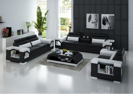 Luxus Sofagarnitur 3+2+1 Sitzer Set Design Sofa Polster Couchen Couch Modern