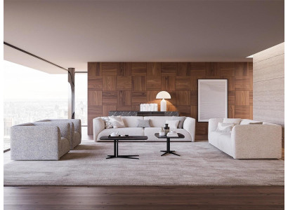 Sofagarnitur Polstermöbel 2x Dreisitzer Sofa Luxus 2Sessel Sofa 3+3+1+1