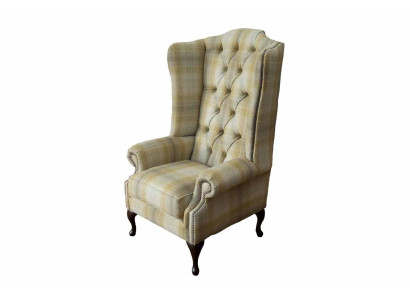Sessel Couch Polster Sitz Designer Textil 1 Sitzer Polster Chesterfield