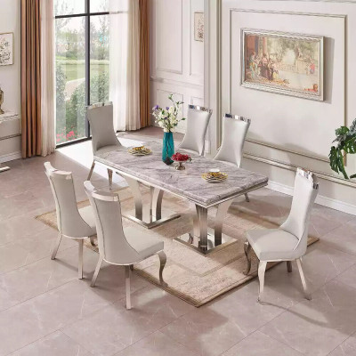 Luxus Esstisch Modern Esszimmer Esstische Tische Design Metall Tisch