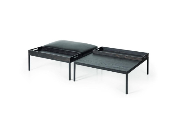 Moderner stil Couchtisch Wohnzimmertisch schwarzer Holz Möbel Tisch