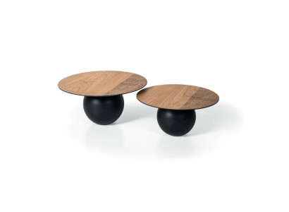 Set 2x Couchtisch Designer Kaffeetisch Wohnzimmertisch Beistelltisch Rund