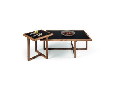 Modern Luxus Couchtisch Doppel Rund 2x Edelstahl Couchtisch Möbel Runde Tische