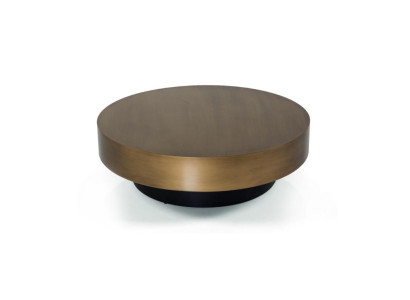 Couchtisch Design Tische Wohnzimmer möbel Luxus Edelstahl gold Runder Tisch