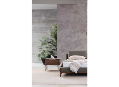 Schlafzimmer Set Braun Holz Nachttische Modern Nachttisch Möbel Echtholz