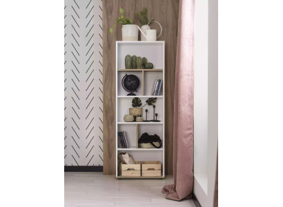 Bücherregal Standregal Kinderregal Regal Bücherschrank Holz Weiß Neu