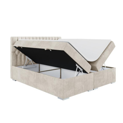Chesterfield Doppelbett Schlafzimmer Luxus Bett Modern Möbel Boxspringbett
