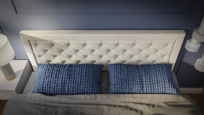 Schlafzimmer Bett Luxus Möbel Stil Modern Boxspringbett Design Doppelbett