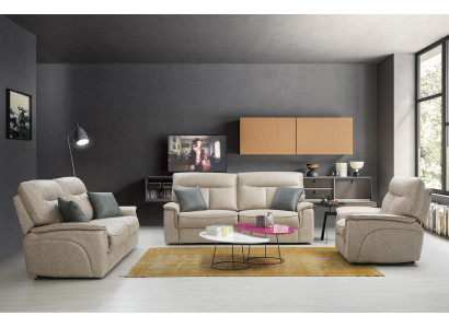 Designer Sofagarnitur Set 3 tlg Modern Polstermöbel Wohnzimmer Komplett