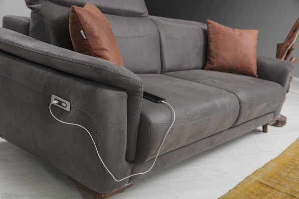 Luxus Dreisitzer Sofa Modern Sitzmöbel  Wohnzimmer Couch Polstermöbel