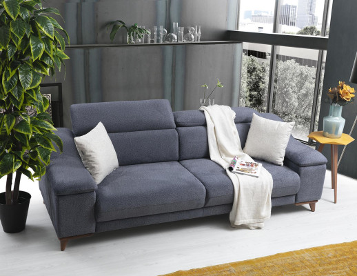 Sofagarnitur Set Komplett Modern Wohnzimmer Textil Couch Luxus Polstermöbel