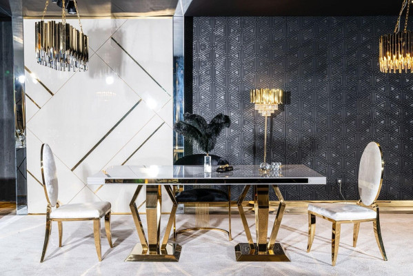 Luxus Tische Esszimmer Tisch Esszimmer Moderner Edelstahl Weiß