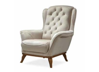 Sessel Luxus Design Möbel Klassisches Stil Design Textil Wohnzimmer