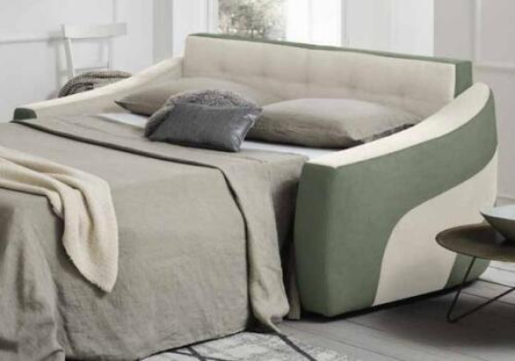 Designer Sofa 2 Sitzer Stoffsofa Schlafsofa Zweisitzer italienische Möbel Neu