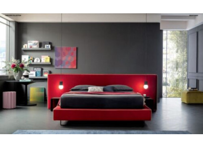 Design Luxus Doppel Hotel Betten Stoff Luxus Schlafzimmer Bett Italien Möbel Neu