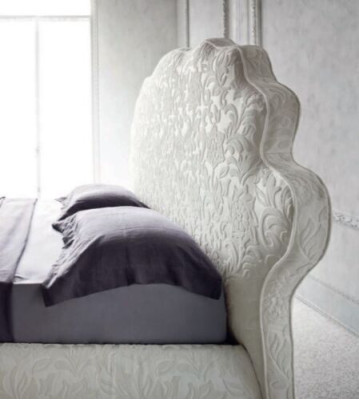 Luxus Italien Design Möbel Schlafzimmer Doppelbett 160x200cm HolzTextil Möbel