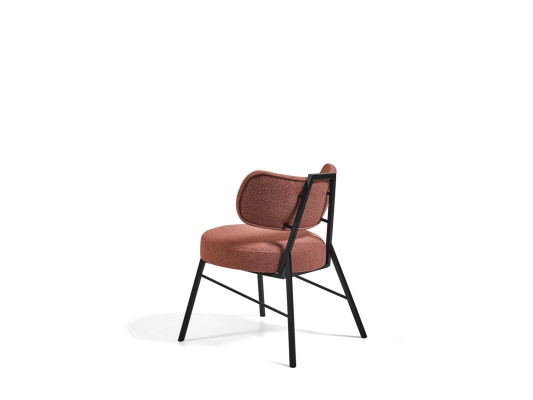 Luxuriöser moderner brauner Esszimmerstuhl im italienischen Design