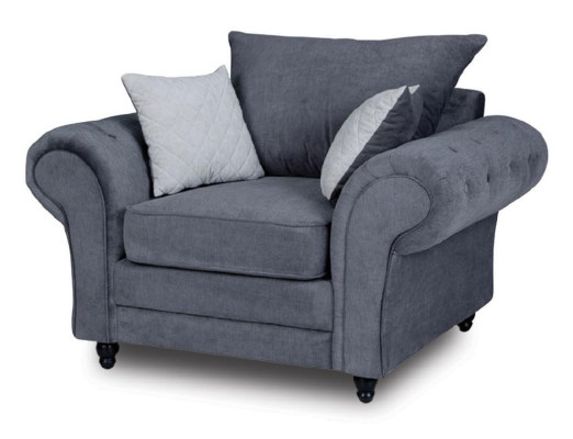 Fernsehe Sessel Einsitzer Chesterfield Couch Sofa Polster Möbel Samt
