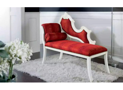 Roter Chaiselongue Klassische Möbel Wohnzimmermöbel Designer Liege