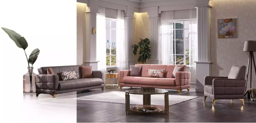 Edelstahl Sessel Sitzmöbel Relaxsessel Wohnzimmer Möbel Polstersessel