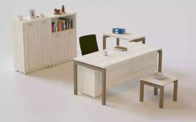 Moderner Kleiner Couchtisch Quadratischer Ablagetisch Design Holz Möbel