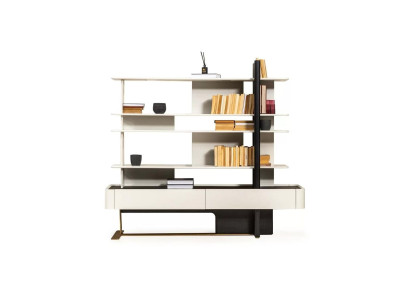 Bücherregal Büroregal Regale Bücher Holz Weiß Schranke Wohnzimmer