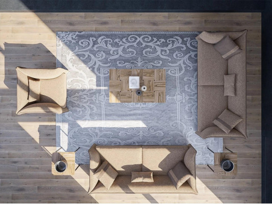 Design Luxus Wohnzimmer 6tlg Garnitur Polstermöbel Einrichtung Dreisitzer Sofas