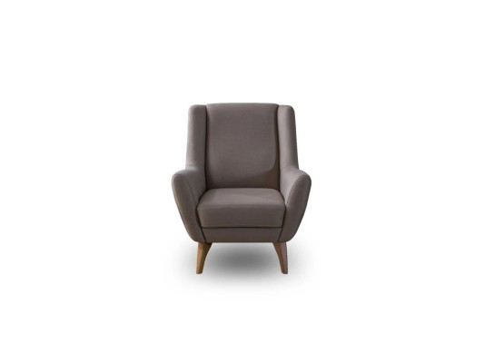 Luxus Sessel Grau Kunstleder Design Möbel Wohnzimmer Einrichtung Polstermöbel
