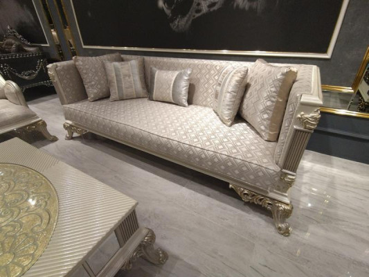 Premium Wohnzimmer Möbel Stilvolle Wohnzimmer Möbel 2x Sofa 3 Sitzer