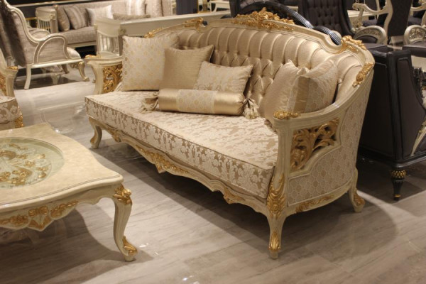 Premium Wohnzimmer Sofa Luxuriöse Sessel modernen Sessel Sofagarnitur Neu