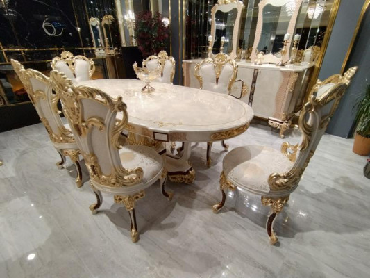 Esstisch Holztisch Tisch Gruppe Esszimmer Wohnzimmer Garnitur Holz Design Tische