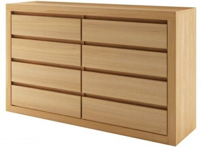 xxl Schubladen Kommode Echtholz Schrank Eiche Massivholz Kommoden Sideboard Neu