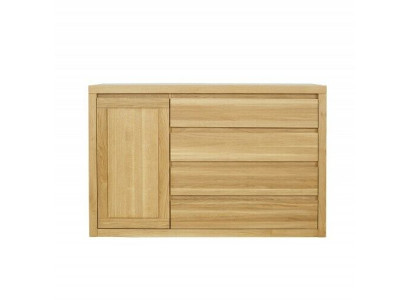 Anrichte Kommode Massivholz Schränke Echtes Holz 140x90cm Kommoden Schrank Eiche