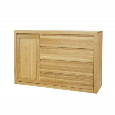 Anrichte Kommode Massivholz Schränke Echtes Holz 140x90cm Kommoden Schrank Eiche