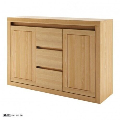 Anrichte Kommode Massivholz Schrank Schränke Echtes Holz Eiche 140x90cm Kommoden