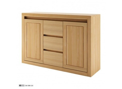Anrichte Kommode Massivholz Schrank Schränke Echtes Holz Eiche 140x90cm Kommoden