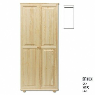 Landhaus Kleiderschrank Massive Schlafzimmer Schränke Holz Möbel Schrank Neu