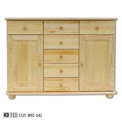Anrichte Massive Kommode Möbel Lowboard Neu Sideboard Schrank Kommoden Echtholz