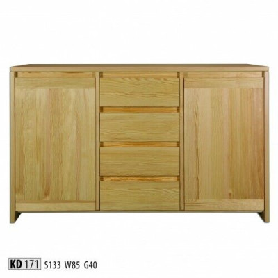 Anrichte Massive Kommode Möbel Kommoden Echtholz Lowboard Neu Sideboard Schrank