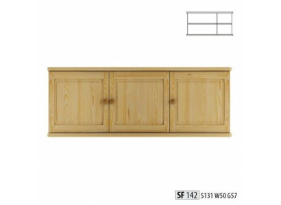 Kleiner Schrank Aufsatz Holzschrank Echtholz handgefertigt Vollholz Möbel Neu