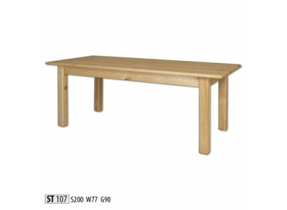 Tisch Esstisch Massive Möbel Esszimmer 200x90cm Echtes Holz Vollholz Neu Tische