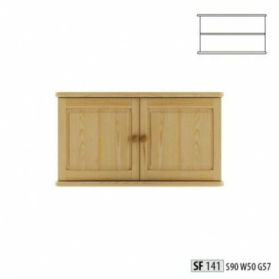 Schrank Aufsatz Kleiderschrank handgefertigter Holzverlängerung Holz Echtholz