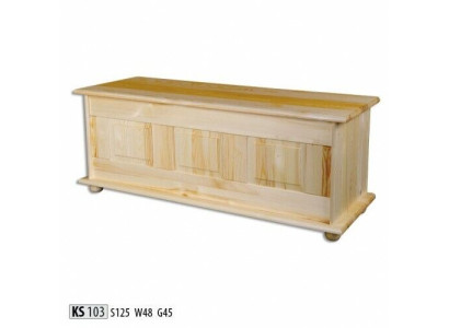 Vollholz Aufbewahrungsbox Holzkiste Deckel Kiefer Handarbeit Kiste Boxen 125x45