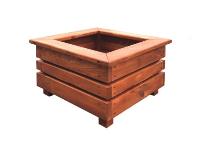 Hölzerne Blumentasche Blumentöpfe Blumentopf Garten Holztöpfe Handgefertigt