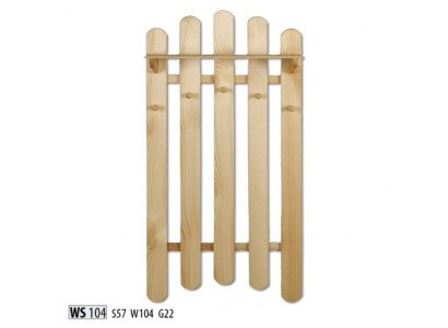  Garderobenpaneel Wandgarderobe Garderobe Garderobenleiste Kiefer Holz Handarbeit